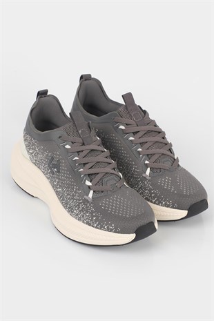 Letoon MOVE-50 Unisex Yüksek Tabanlı Örgü Dokulu Günlük Sneaker Spor Ayakkab FÜME