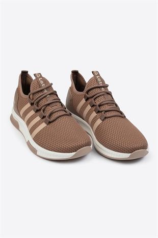 Unısex Kahverengi Spor Ayakkabı 