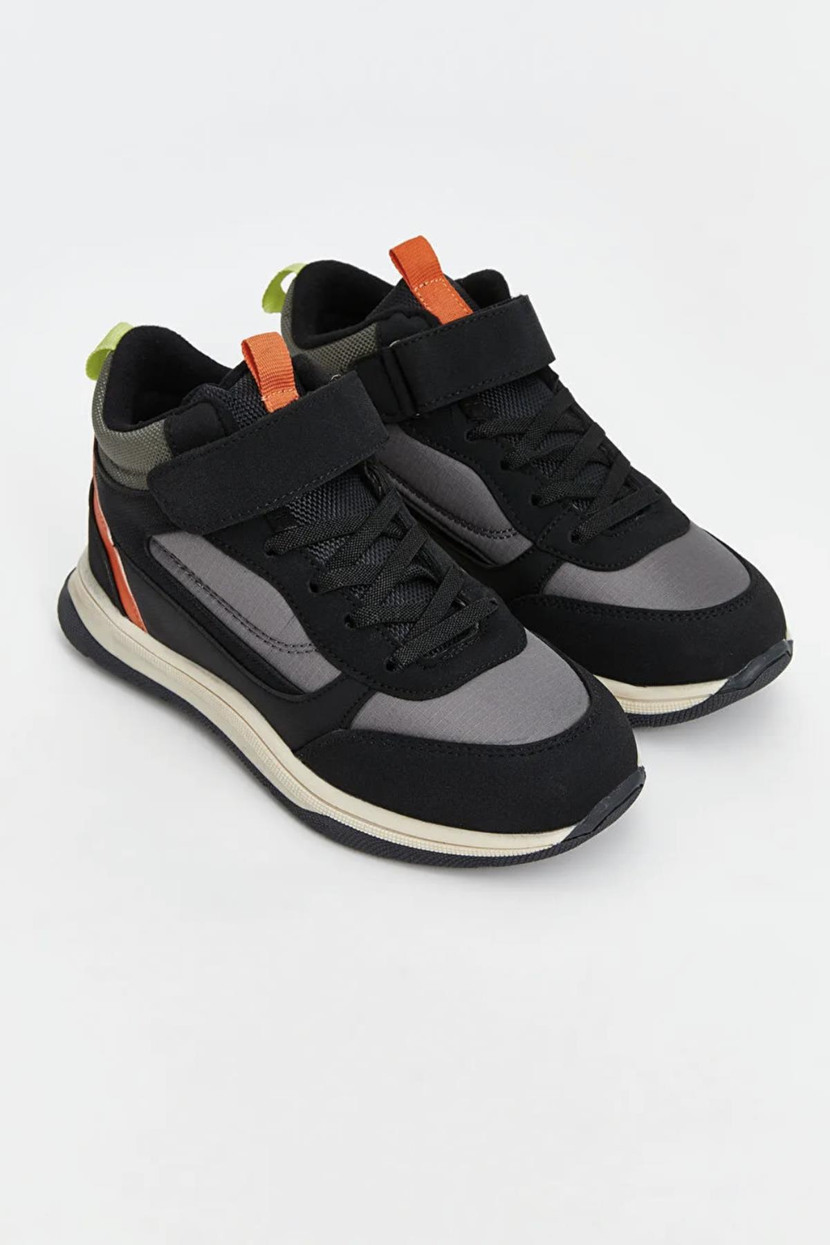 Letoon Ltn-Tessy Siyan Renk Bloklu Bağcık ve Cırt Cırtlı  Çocuk SneakerLetoon Ltn-Tessy Siyan Renk Bloklu Bağcık ve Cırt Cırtlı  Çocuk Sneaker