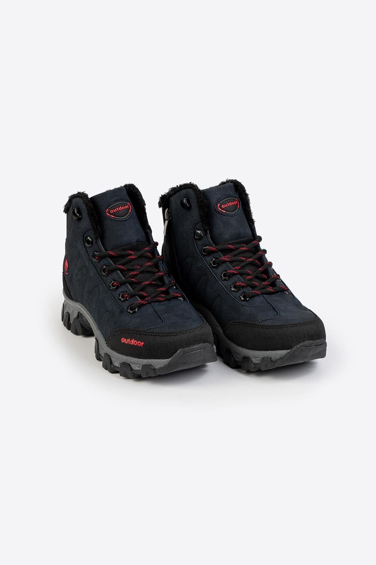 Letoon NKT07-1 Kadın Outdoor Lacivert Kışlık Bot 