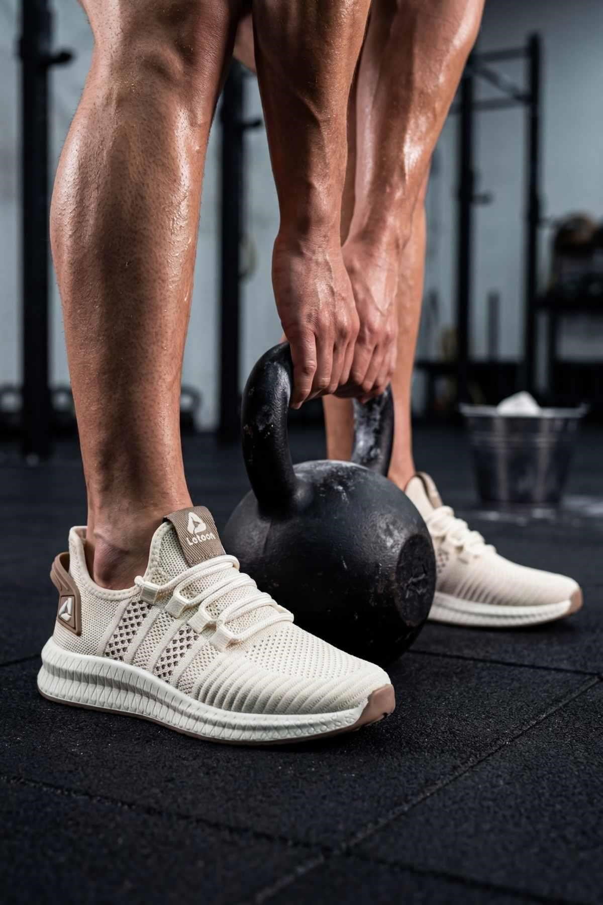 Letoon 2103 Unisex Krem Spor AyakkabıLetoon 2103 Unisex Krem Spor Ayakkabı