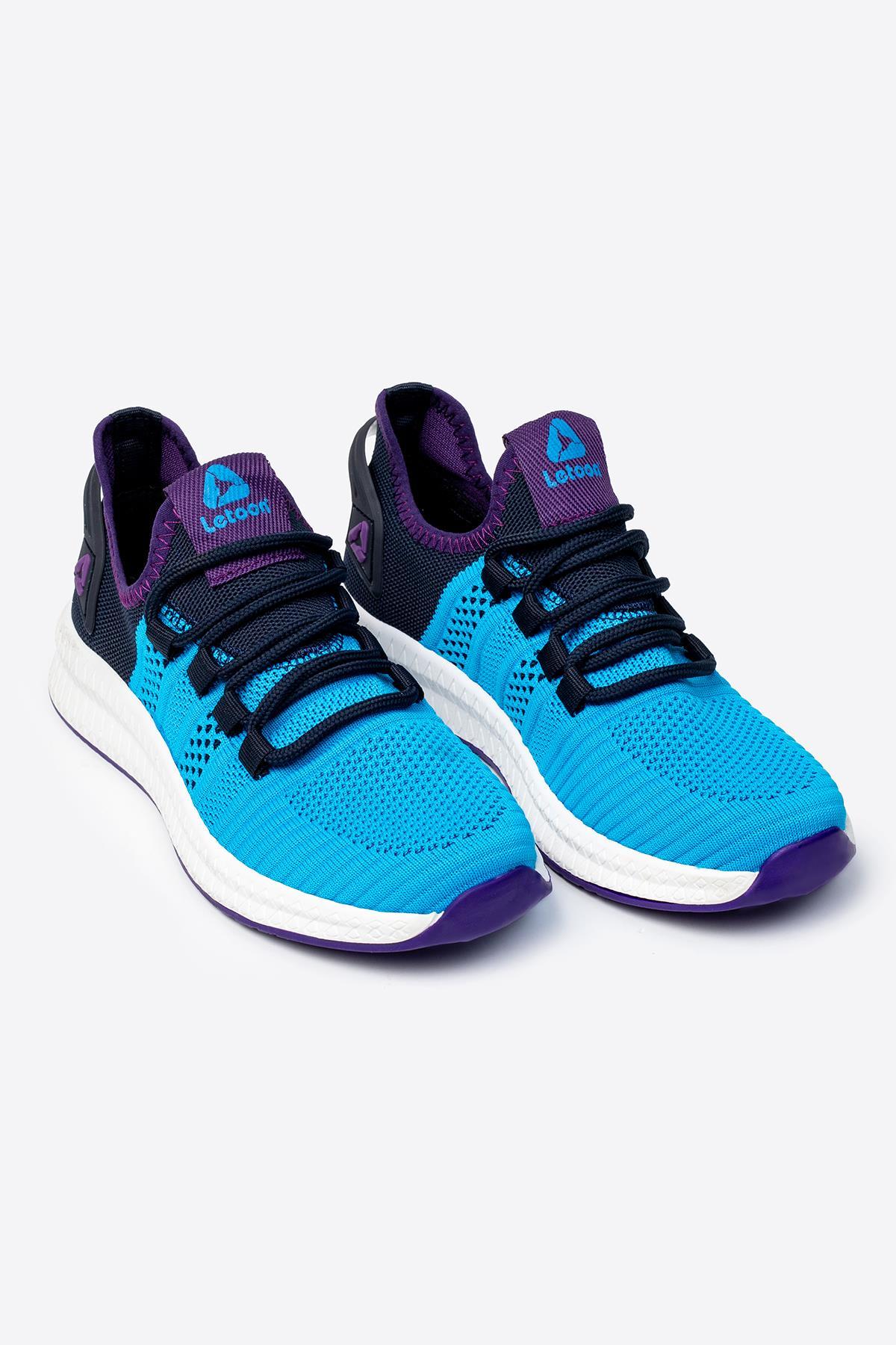 Letoon 2103 Unısex Siyah Su Yeşili Spor Ayakkabı