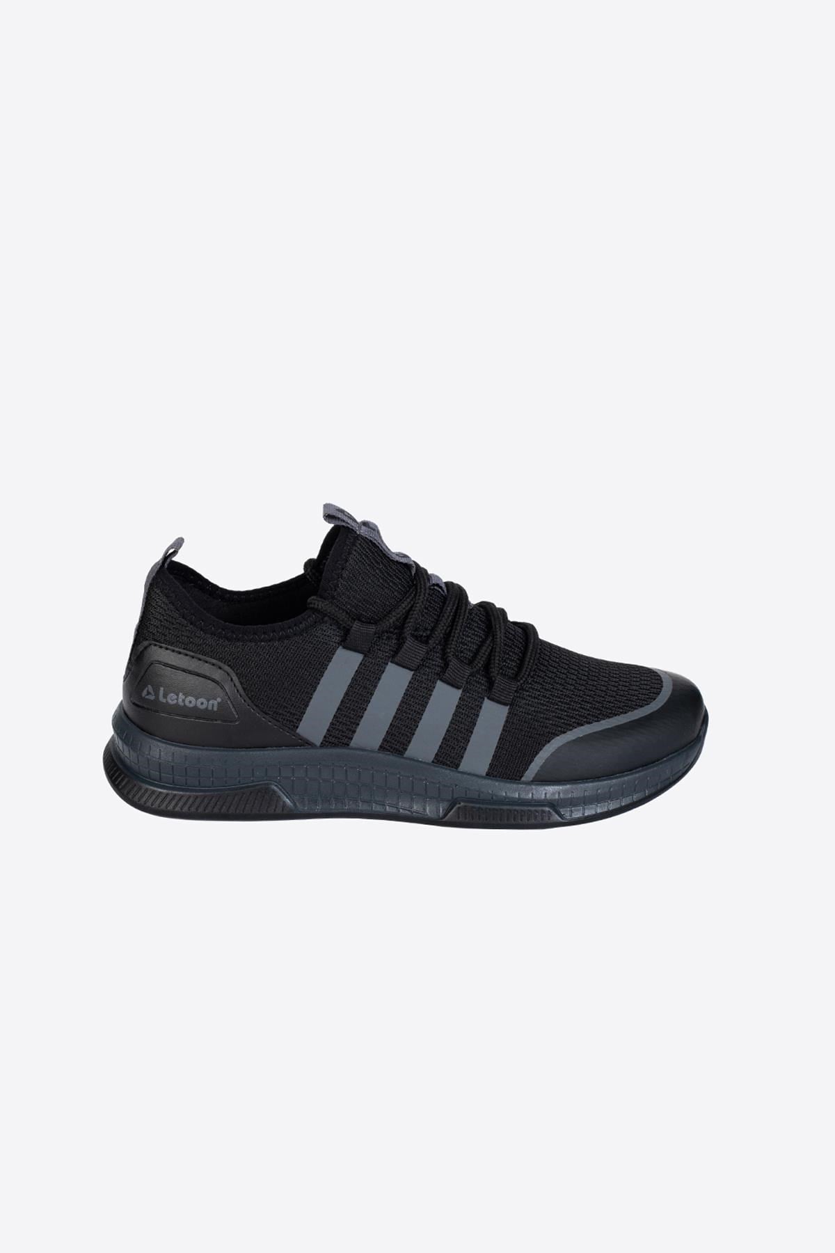 Letoon 2104 Unisex Siyah Füme Spor AyakkabıLetoon 2104 Unisex Siyah Füme Spor Ayakkabı