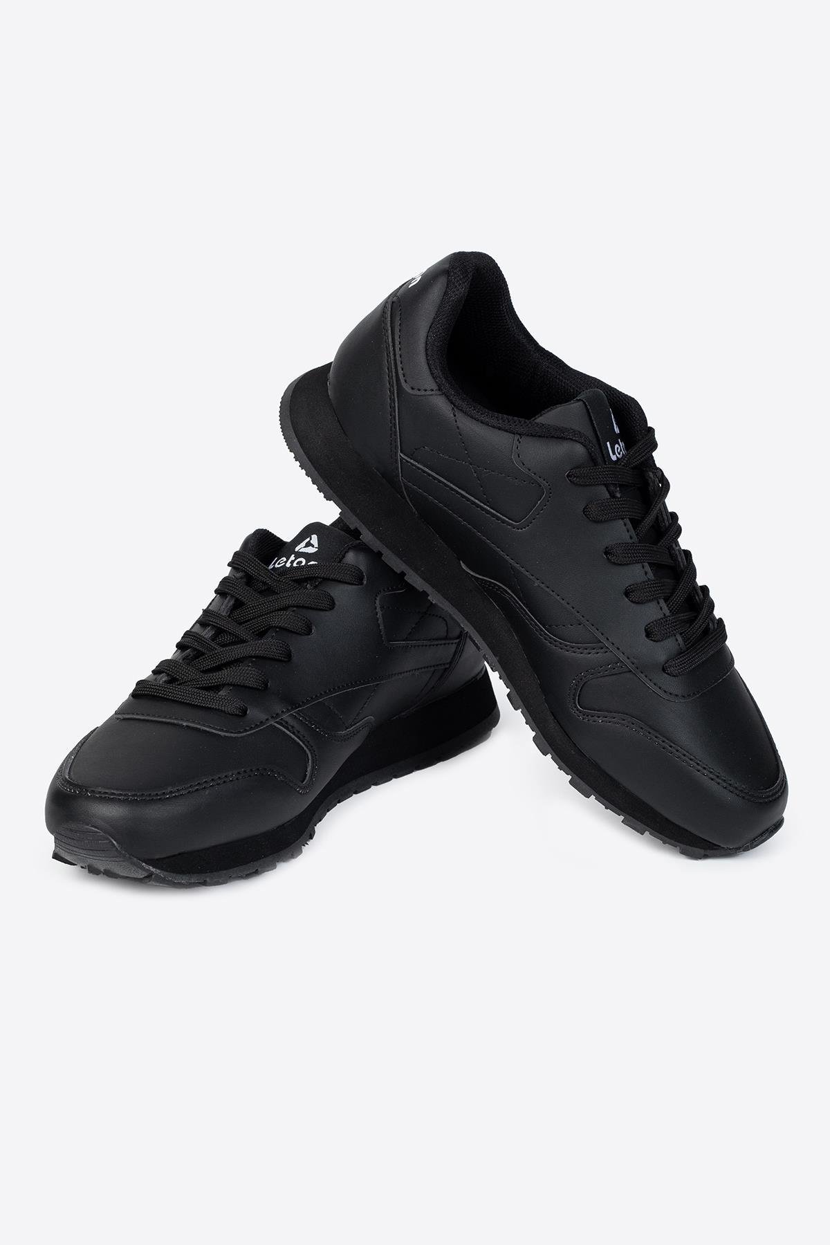 Letoon LTN-MARATON Unisex Siyah Spor AyakkabıLetoon LTN-MARATON Unisex Siyah Spor Ayakkabı