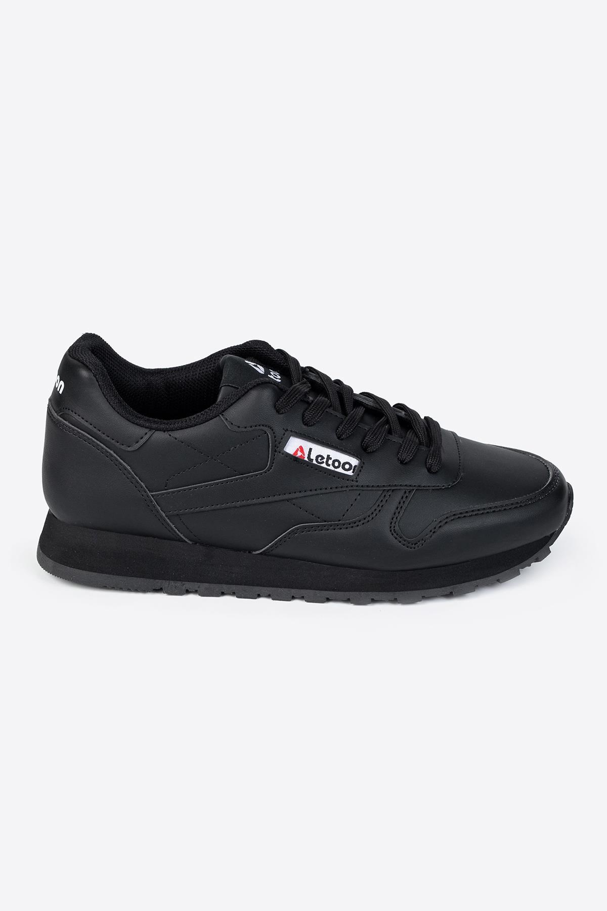 Letoon LTN-MARATON Unisex Siyah Spor AyakkabıLetoon LTN-MARATON Unisex Siyah Spor Ayakkabı