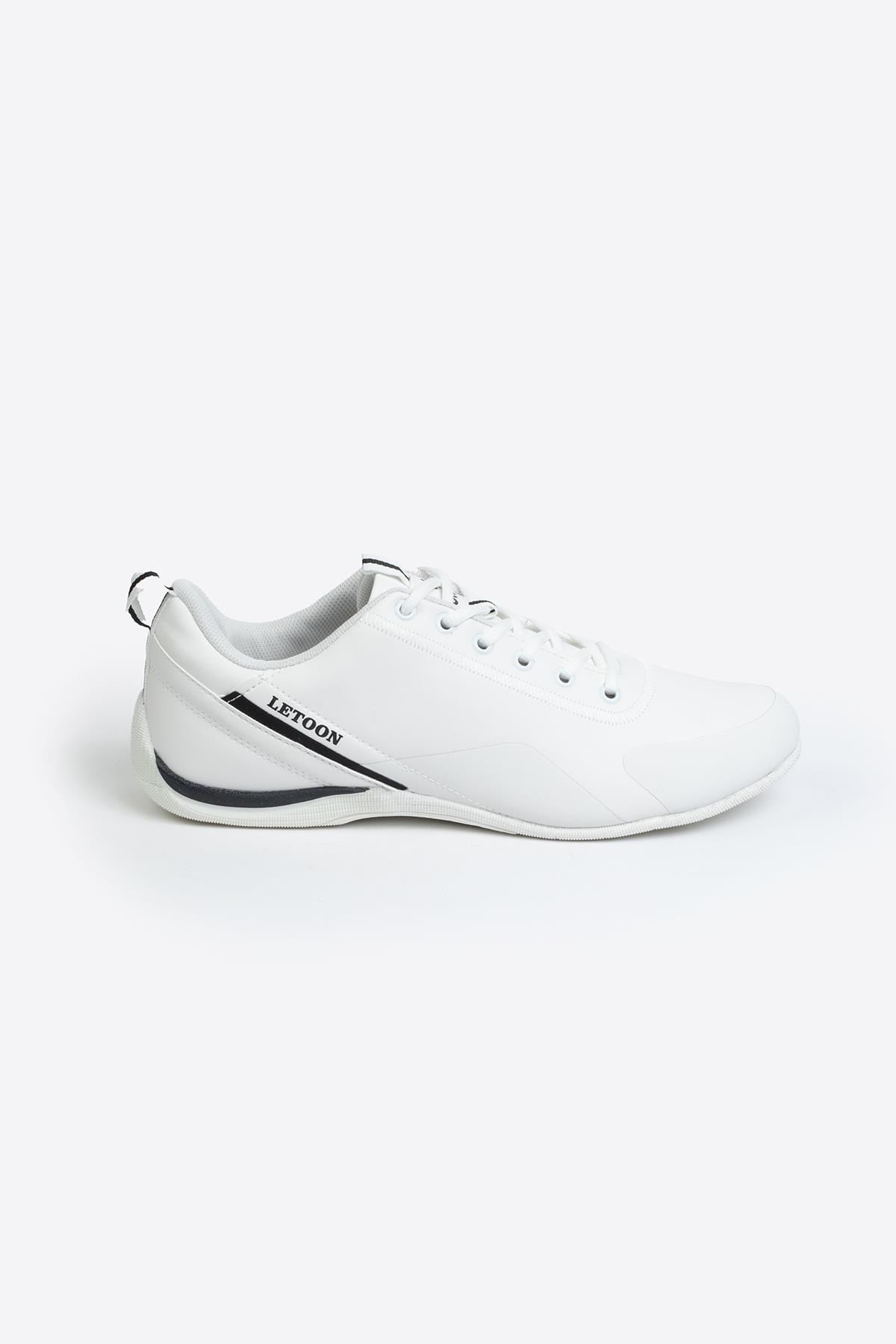 Letoon LTN4006 SoftFlex Hafif Taban Erkek Beyaz Sneaker 