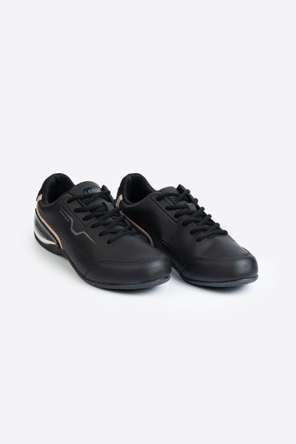 Letoon MotionTrack Erkek Siyah SneakerLetoon MotionTrack Erkek Siyah Sneaker