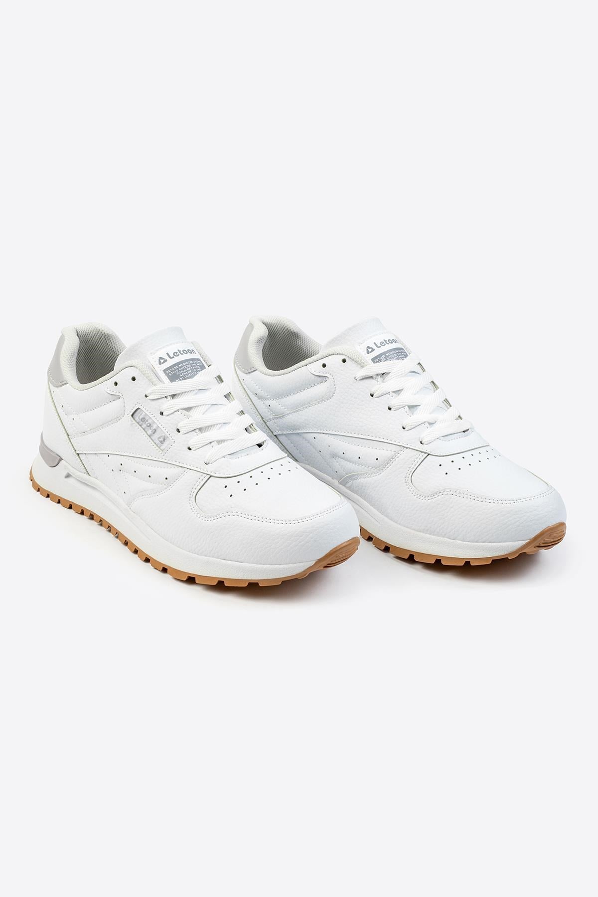 Letoon Tornado Erkek Premium Beyaz Sneaker 