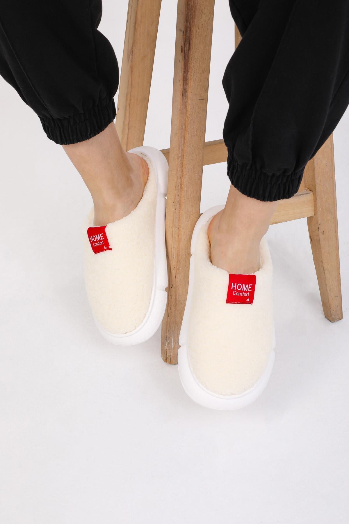 Letoon Comfort Kadın Beyaz Ev TerliğiLetoon Comfort Kadın Beyaz Ev Terliği