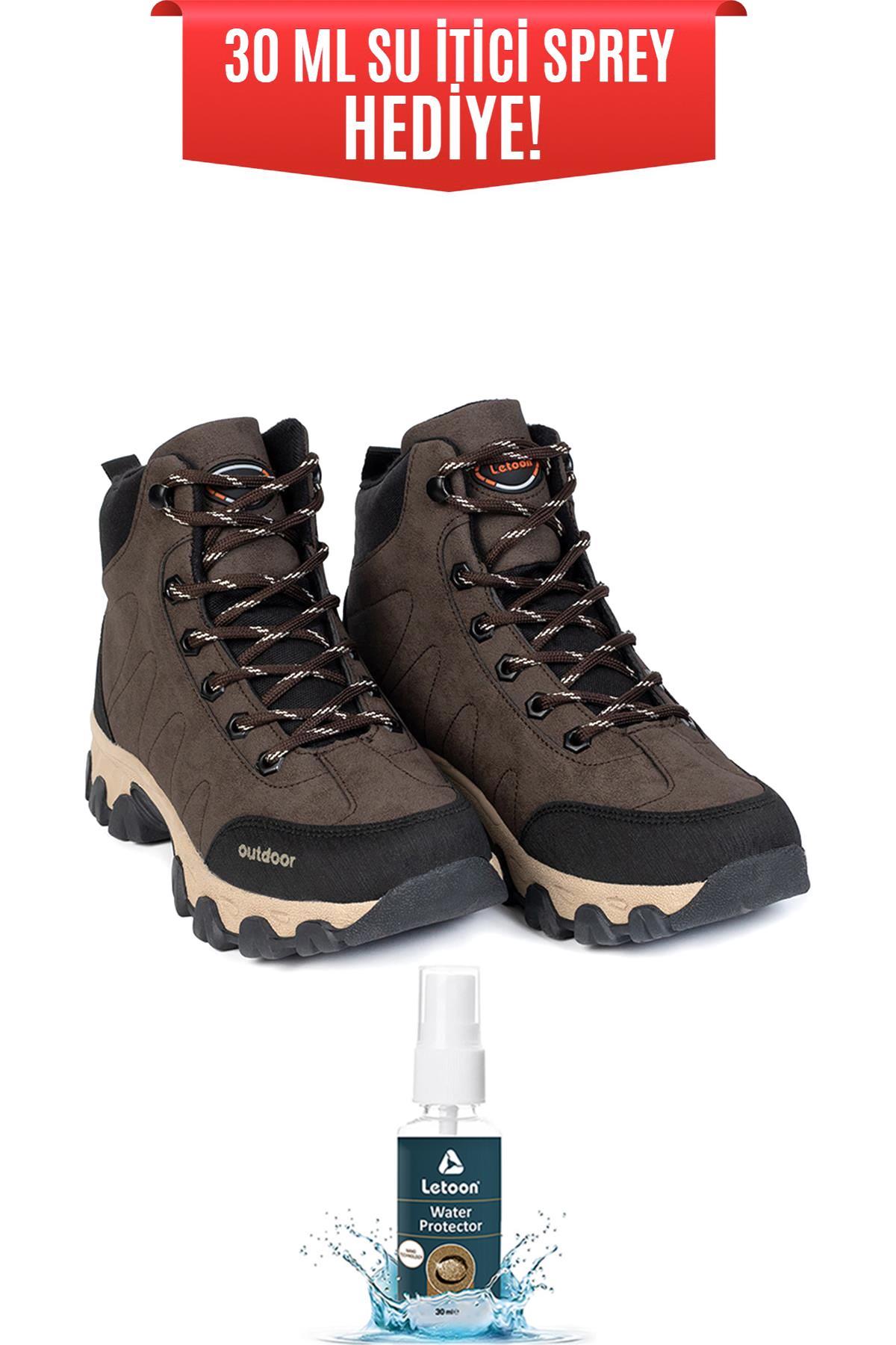 ERKEK TREKKING BOT VE SU İTİCİ SPREY KAHVERENGİ