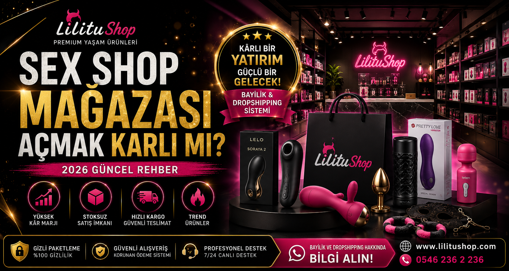 Sex Shop Mağazası Açmak Karlı mı? 2026 Güncel Rehber