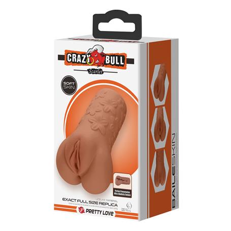 3 Boyutlu Gerçekçi Anal & Vajinal Masturbatör Melez - Scarlet