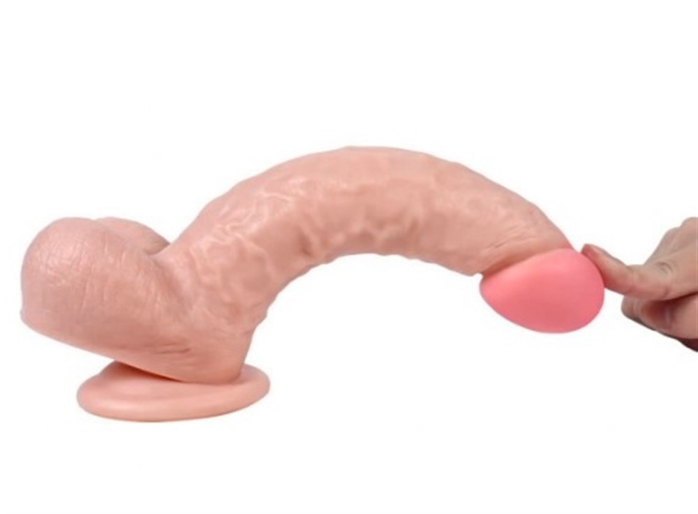 25,5 cm Realistik Kalın Dildo Penis - Wolverine