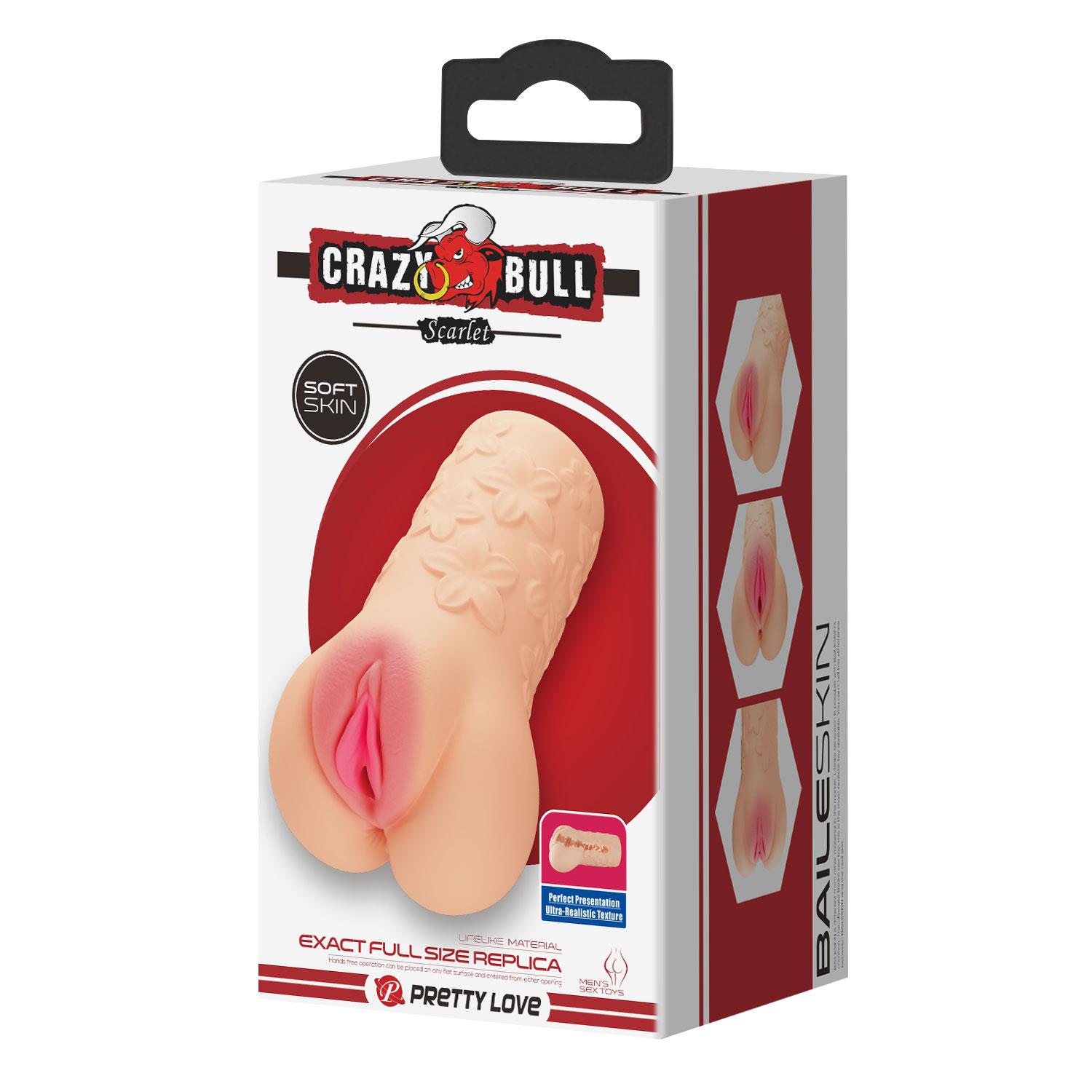 3 Boyutlu Gerçekçi Anal & Vajinal Masturbatör - Scarlet