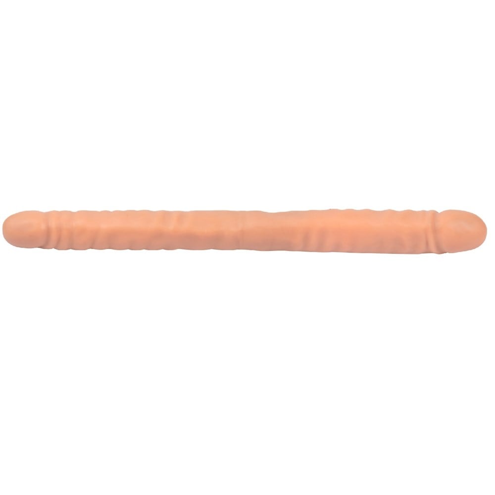 46 Çift Taraflı Realistik Dildo Anal Vajinal Penis