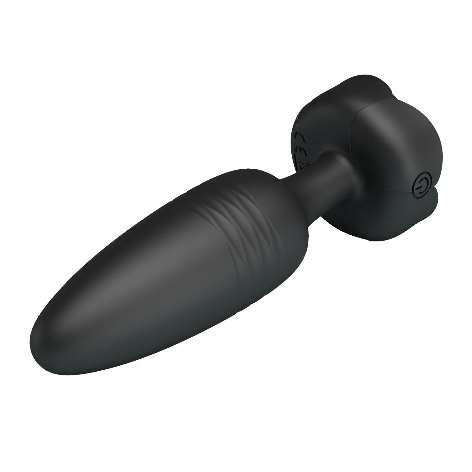 USBden Manyetik Şarjlı 10 Farklı Titreşimli İleri Geri Hareketli 5 Led Işıklı Silikon Anal Plug - Tarion
