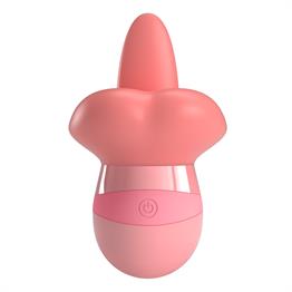 10 Fonksiyonlu USB Şarjlı Klitoris Uzun Dil Uyarıcılı Teknolojik Vibratör - Kylee