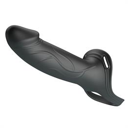 16,8 cm Belden Bağlamalı İçi Boş 4,2 cm Dolgulu Strapon Penis - Landon