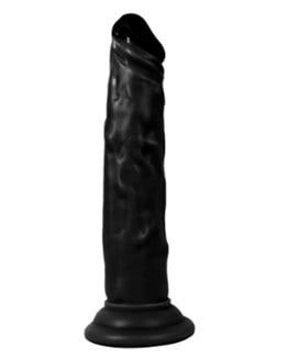 18,5 cm Realistik Testissiz Zenci Dildo 18.5 cm