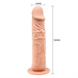 20 cm Realistik Vantuzlu Dildo Penis