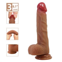 20,6 cm Realistik Vantuzlu Dildo Penis - Lisle