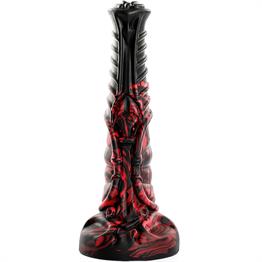 21 cm Et Dokulu Fantezi Renklerde Gerçekçi Çift Katmanlı Sünnetsiz Silikon Penis - Horse Power 5