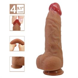 Belden Bağlamalı 23,2 cm Realistik Vantuzlu Dildo Penis - Najm