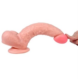 25,5 cm Belden Bağlamalı Realistik Dildo Penis Set