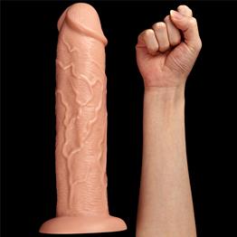 28 cm Gerçekçi Testissiz Kalın Dildo Penis