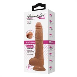 Belden Bağlamalı 28 cm Gerçekçi Uzun Dildo Penis - Dick