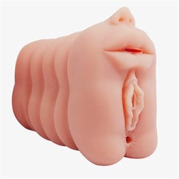 3 Boyutlu Suni Oral Vajinal Anal Mastürbatör