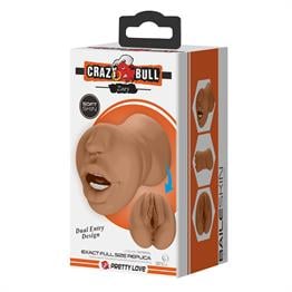 3 Boyutlu Suni Oral & Vajinal Mastürbatör - Zoey