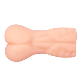 3 Boyutlu Testisli Yarım Erkek Vücutlu Suni Anal Mastürbatör