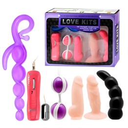 5li Anal Vajinal Titreşimli 5li Vibratör Seti - Love Kits