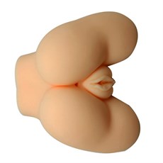 2 İşlevli 3D Realistik Kalça Suni Vajina Anüs - Small Red Plum