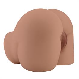 Et Dokusunda Çift Girişli Titreşimli Realistik Suni Vajina Kalça - Bernace