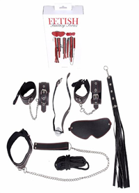 Fetiş Fantezi Serisi 7 Parça Mükemmel Deri Set