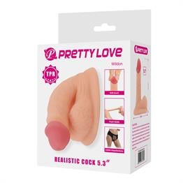 Giyilebilir Realistik 13,5 cm Yapay Penis - Wildon