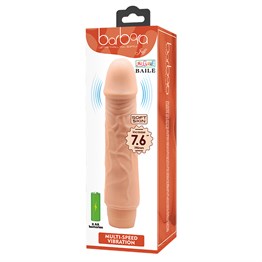 Güçlü Titreşimli 19,5 cm Realistik Vibratör Gerçekci Penis Dildo