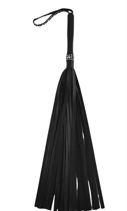 Siyah Fetish Fantezi Seti - 4lü Kelepçe Kırbaç Göz Bandı