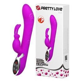 USB Şarjlı 10 Fonksiyonlu Isıtmalı Teknolojik Tavşan Vibratör