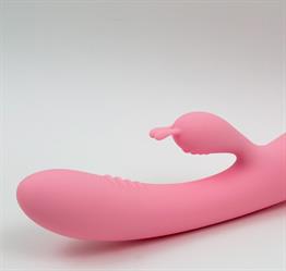 USB Şarjlı 10 Fonksiyonlu Klitoris Uyarıcılı Teknolojik Tavşan Vibratör
