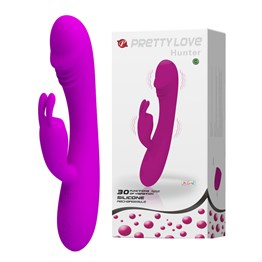 Usb Şarjlı 30 Fonksiyonlu Klitoris Uyarıcılı Teknolojik Tavşan Vibratör Penis