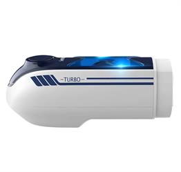 USB Şarjlı Isıtmalı İleri Geri Hareketli Titreşimli Emme Vakum Ayarlı Masturbatör - Leten Green Bird