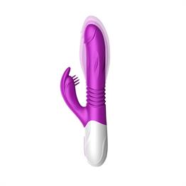 USB Şarjlı Klitoris Uyarımlı ve 7 Titreşim Fonksiyonlu Teknolojik Vibratör