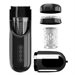 USB Şarjlı Rotasyonlu İleri Geri Hareketli Sesli Vajina Masturbatör - Lorelei