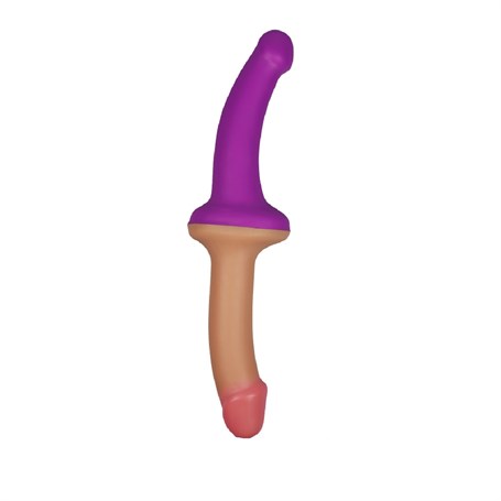 31,5 cm Çift Taraflı Realistik Dildo Anal Vajinal Penis