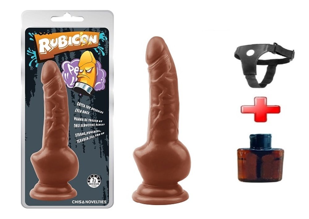 18 cm Gerçekçi Melez Dildo Penis