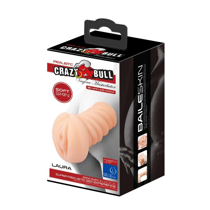 3 Boyutlu Suni Vajina Mastürbatör - Laura