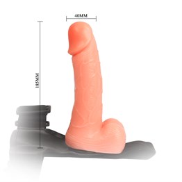 19 cm Testisli Belden Bağlamalı Penis